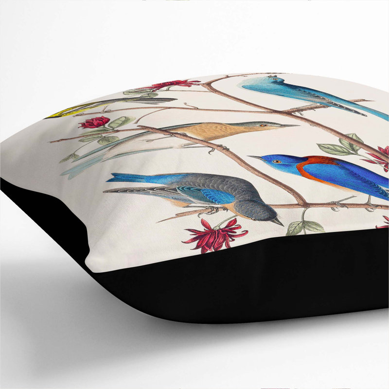 Square Throw Cushion, 55cm H x 55cm W x 20cm D, Black