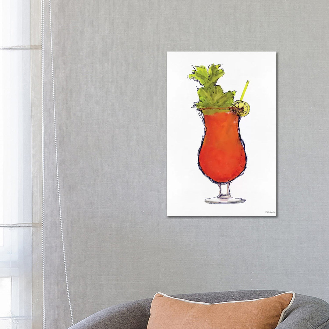 Bloody Mary von Stellar Design Studio - Galerie-verpackte Leinwand Giclée auf Leinwand