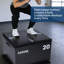 Stackable Plyo Box 6 Inch Adjustable Plyometric Jump Box Soft Foam Step Up Boxes for Home Gym Workouts  Soft Plyo Box for Professional Strength HIIT Step-Ups and Training