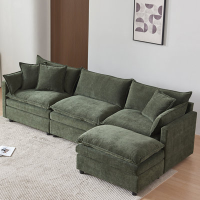 Modular L-Shaped Sectional Sofa