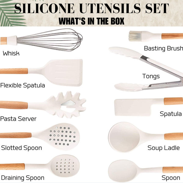 Five14 11 Piece Silicone Assorted Kitchen Utensil Set – RiverviewRetail