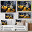 «Samaj Yellow Grey Butterfly Haven I», reproduction sur toile-585949404-585949405