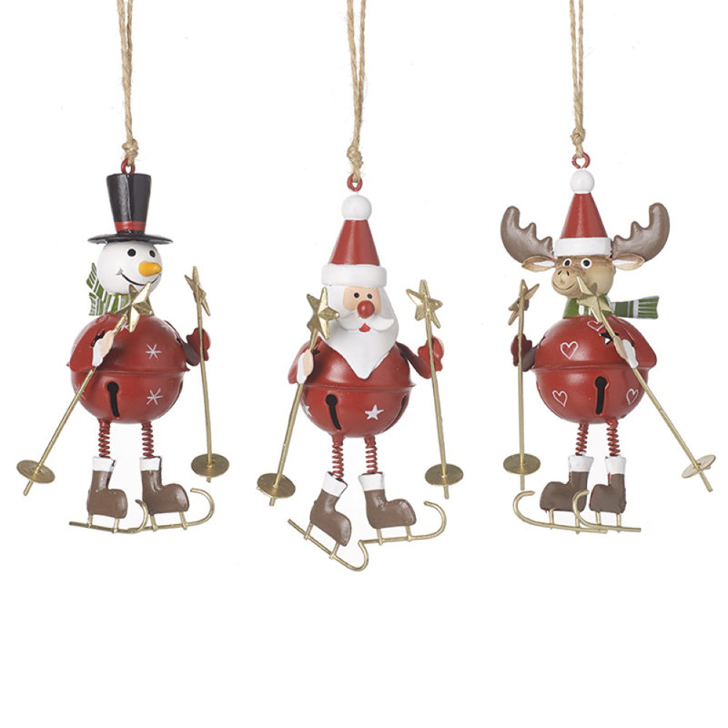 12cm Metal Hanging Figurine Ornament