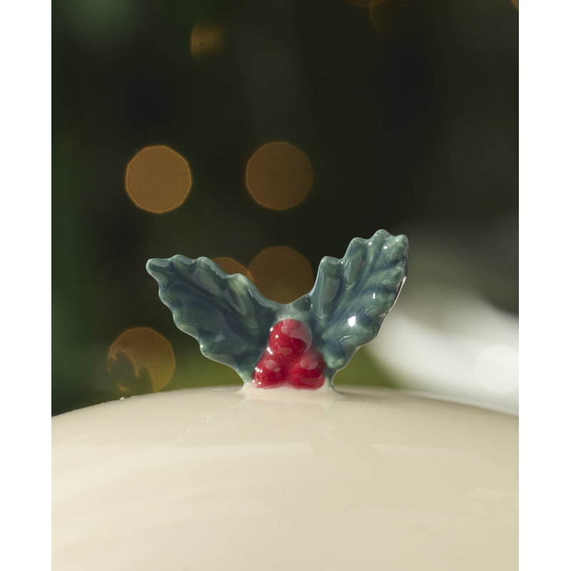 Lenox Winter Greetings Small Covered Dish