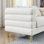 Canapé modulaire surdimensionné de 60 pouces à 2 places, canapé modulaire à assise profonde en tissu Comfort