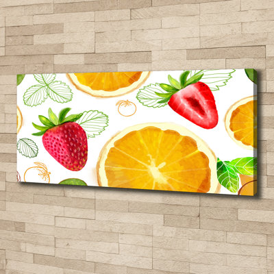 Fruits - Wrapped Canvas Print