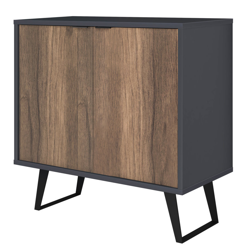 Kerge Accent Cabinet, Black, 32'' H x 32'' W x 15'' D