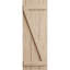 Volets en faux bois avec planche en Z-71284613
