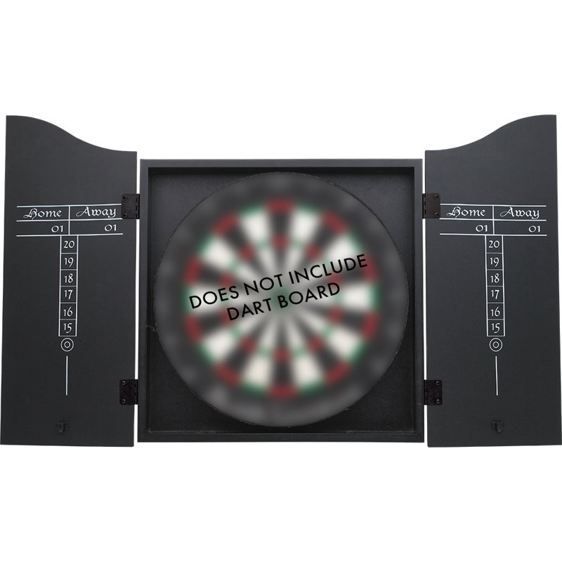 Action 40-0500 Black MDF Dart Board Cabinet