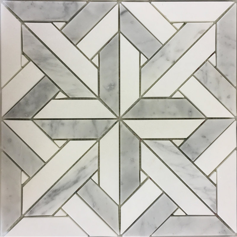 12" x 12" Marble Mosaic Wall & Floor Tile