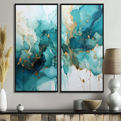 Claranell - Art mural moderne 2 pièces