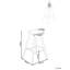 Set of 2 Bar Stools Light Brown