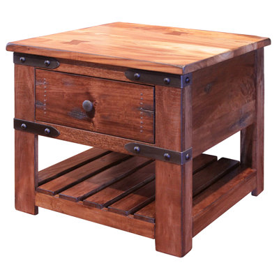 Table de bout à 1 tiroir Belcherry