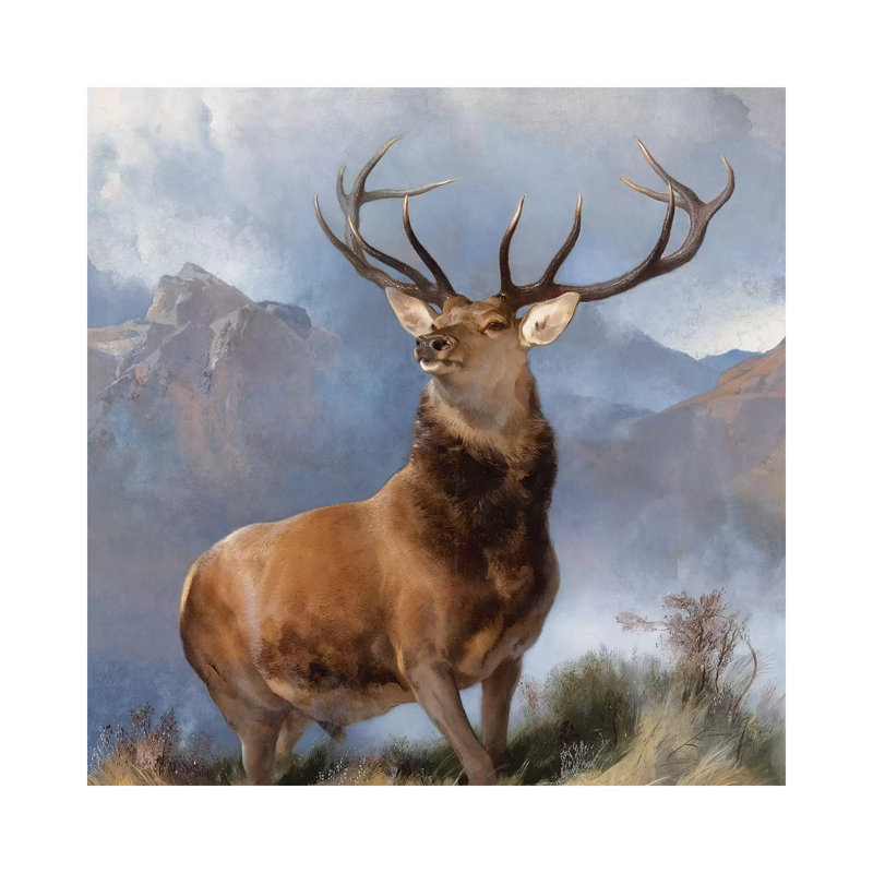 The Monarch Of The Glen, C.1851 by Sir Edwin Landseer - Painting on Canvas, Wrapped Canvas, 45.72cm H x 45.72cm W x 3.81cm D