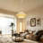 Boho 3-tier Fabric Pendant Light With Hand-stitched Rope Detailing