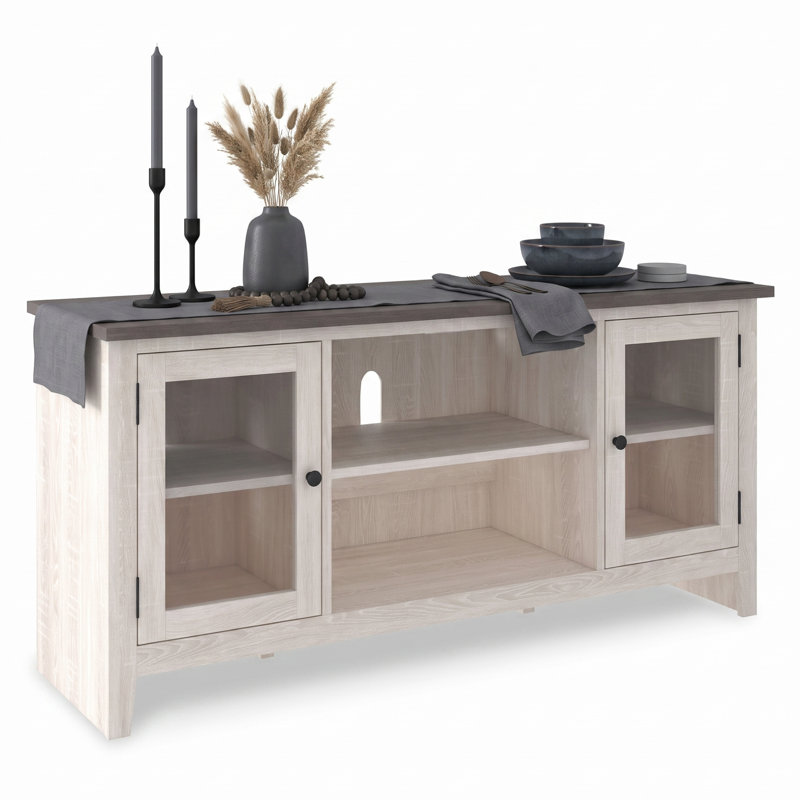 Jamima Unfinished TV Stand for TVs up to 65"