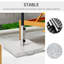 25.7kg Free Standing Umbrella Base with Wheels
