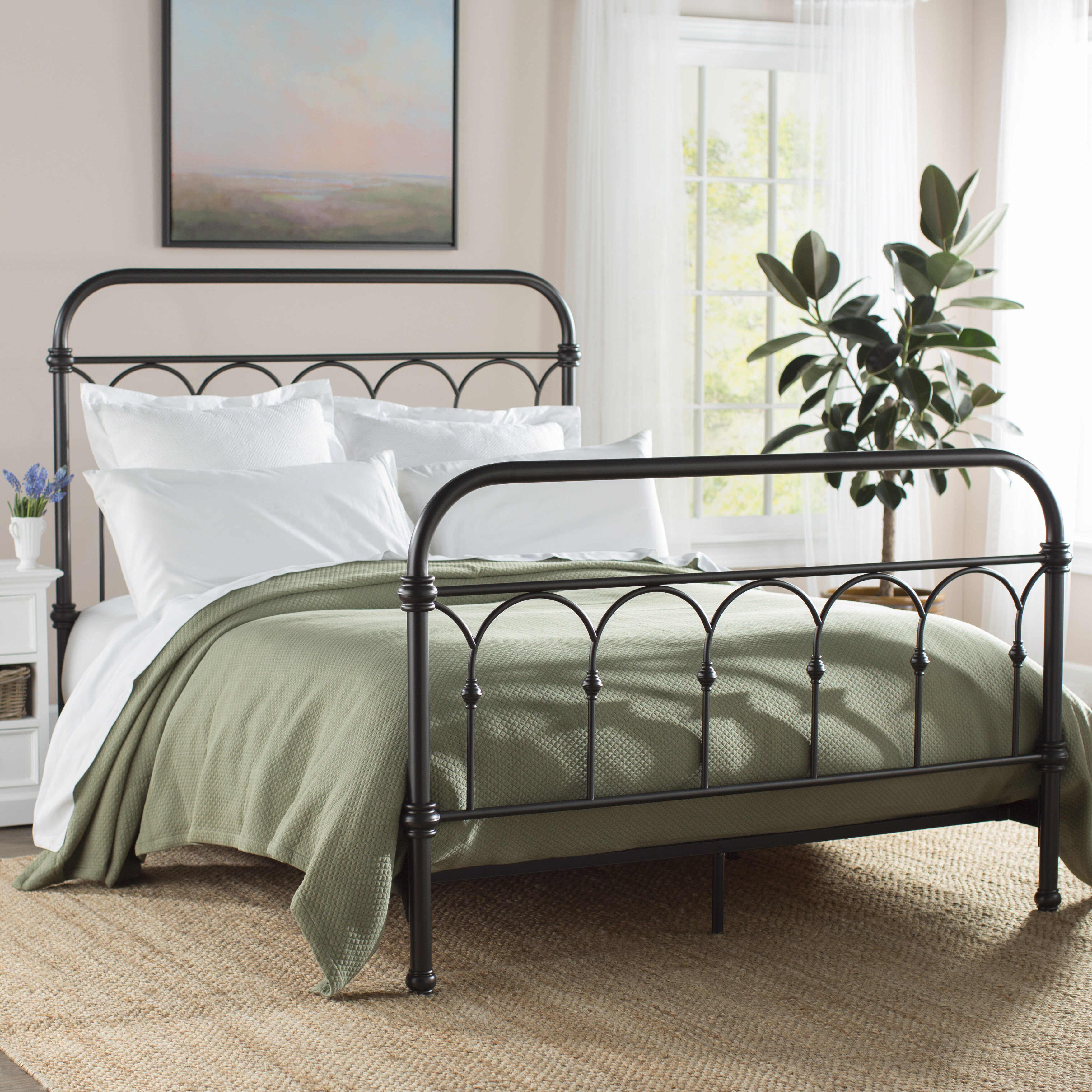 Three Posts™ Copake Low Profile Standard Bed & Reviews | Wayfair