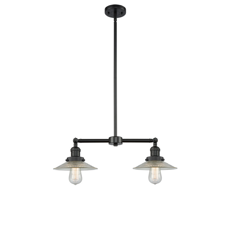 Saroyan 2 - Light Kitchen Island Pendant, Clear, Matte Black