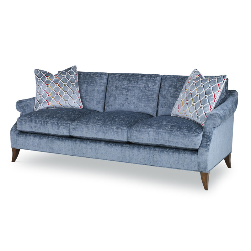 Turner Upholstered 86'' Sofa, Vintage Ebony, Venice Linen