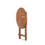 Table ronde ronde en bois massif pour patio-129101077