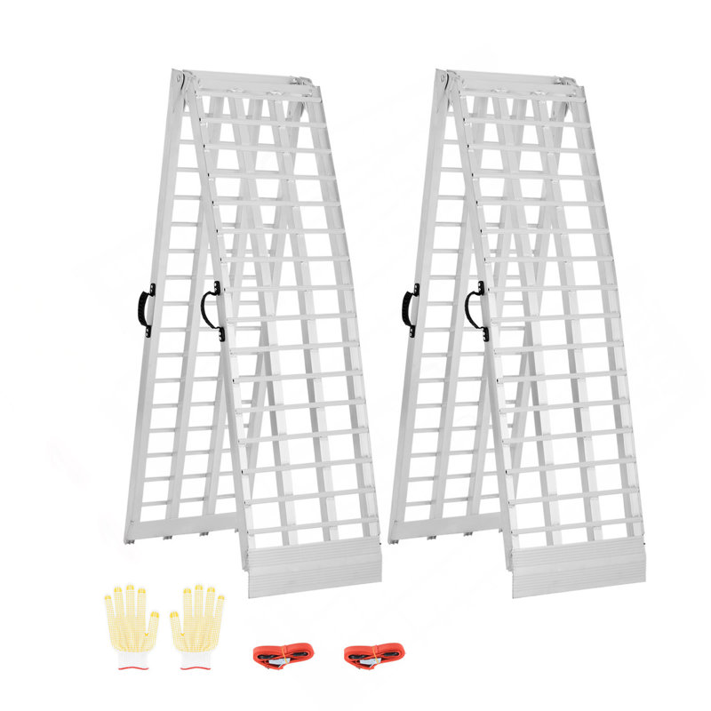 2000 rampes en aluminium 2 pièces rampes de chargement robustes avec poignées