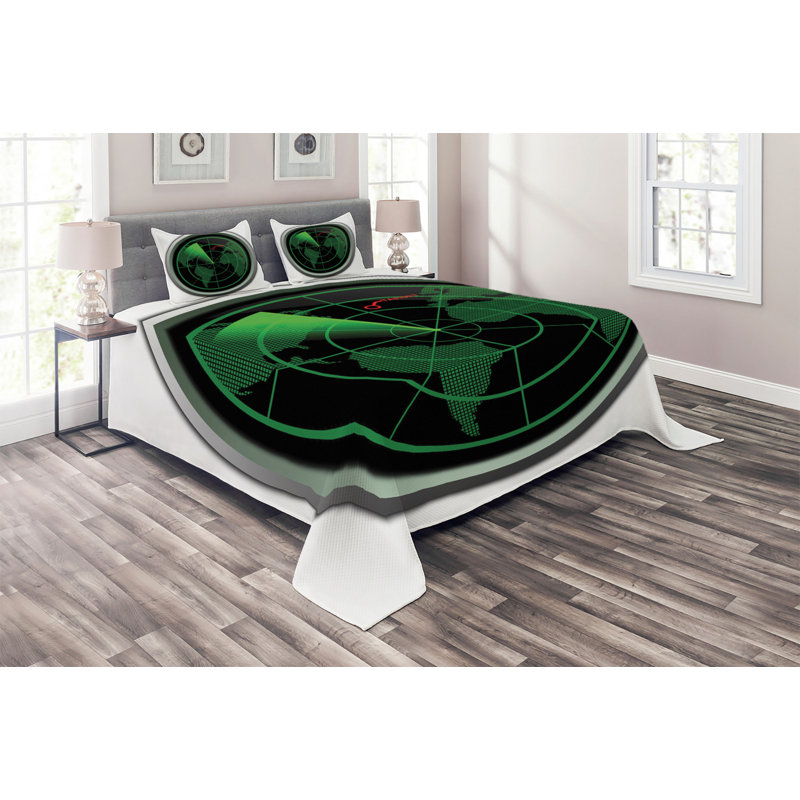 Modern & Contemporary Polyester Coverlet