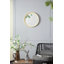 Miroir mural en bois de manguier de style transitionnel avec cadre en bois de manguier massif pour salle de bain, console de vestibule posée contre le mur-436514254