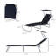 Chaise longue d'extérieur, chaise longue pliante réglable-1322323542