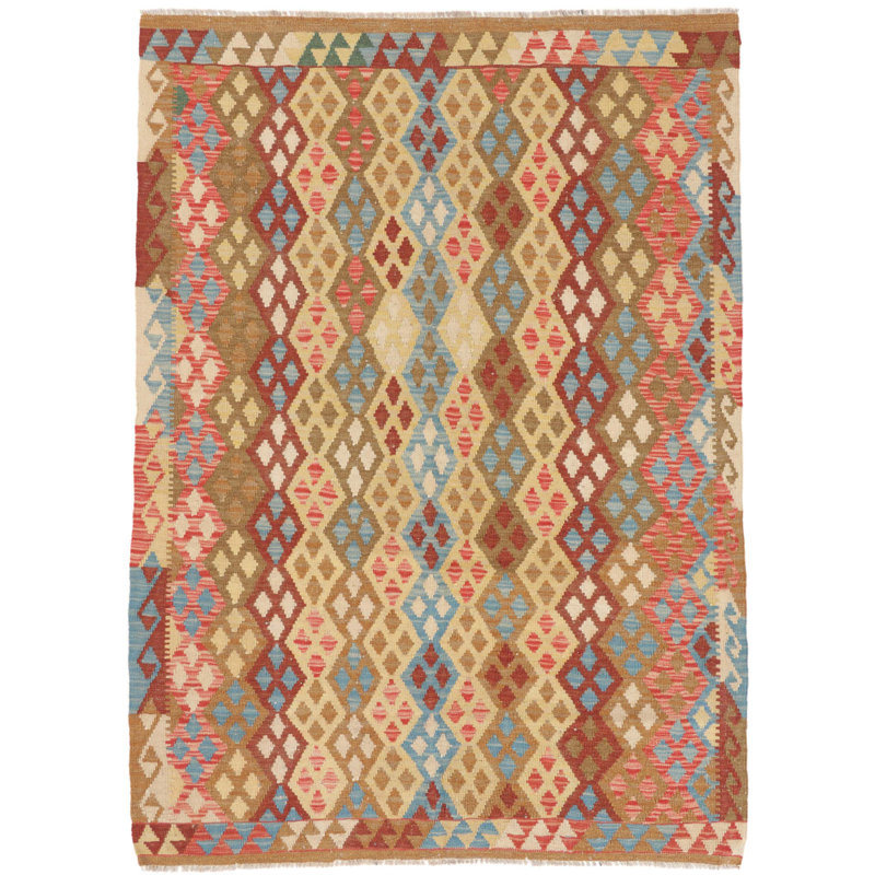 Southwestern Hand Woven 139cm X 191cm Area Rug