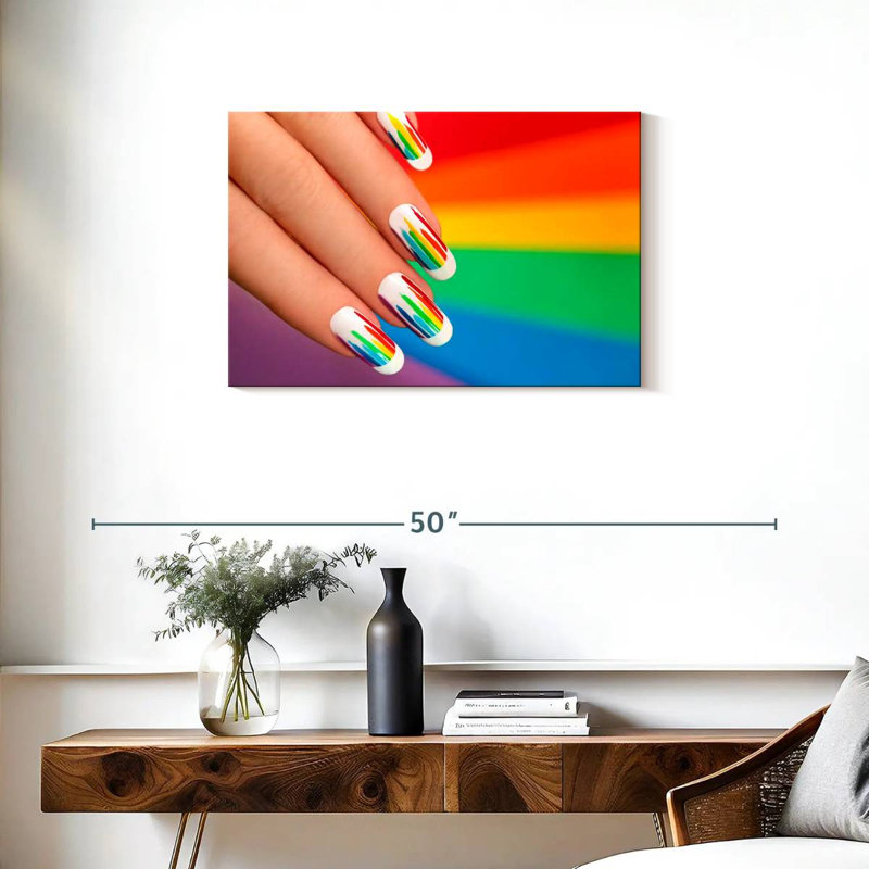 Shuttleworth Rainbow Nails, 20" H x 30" W