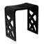 Tabouret de salle de bain noir