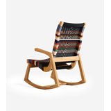 Amador Rocking Chair In San Geronimo Pattern