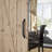 37'' x 84'' Solid Wood Paneled Unfinished without Installation Hardware Kit Barn Door