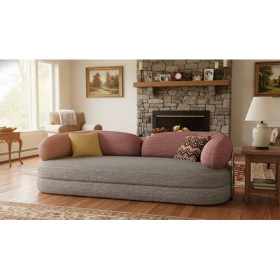 78.74'' wide Convertible Floor Sofa Bed