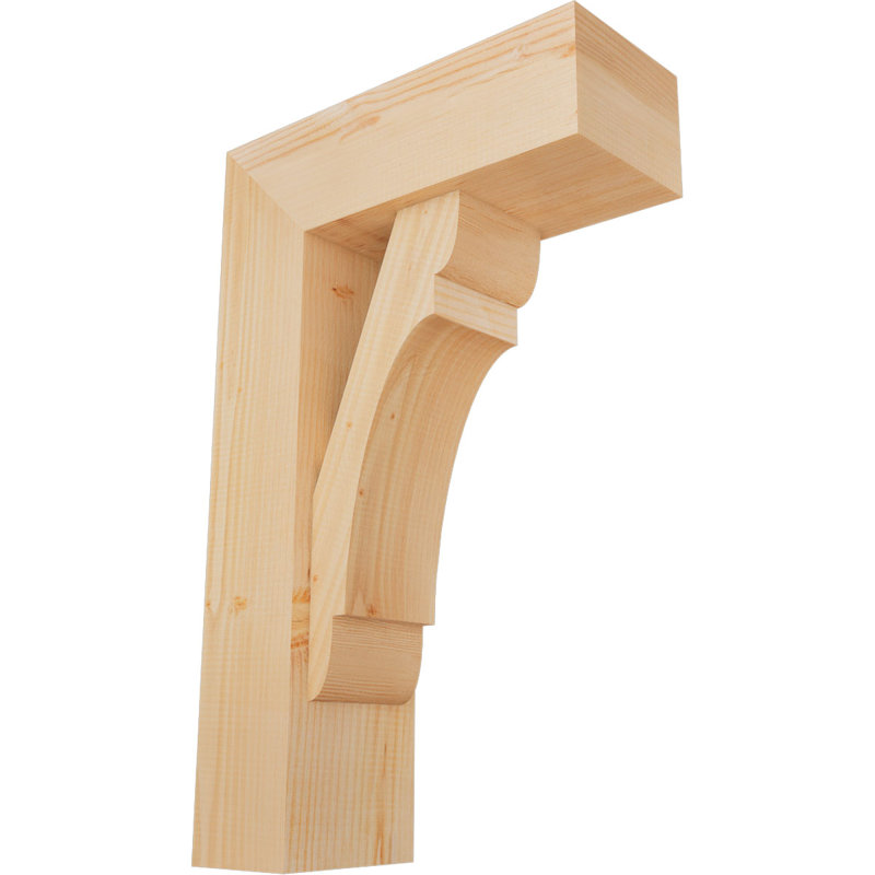 Support de bloc olympique avec entretoise décalée, 32 x 20, Sapin Douglas de l 7 1/2 (lisse)