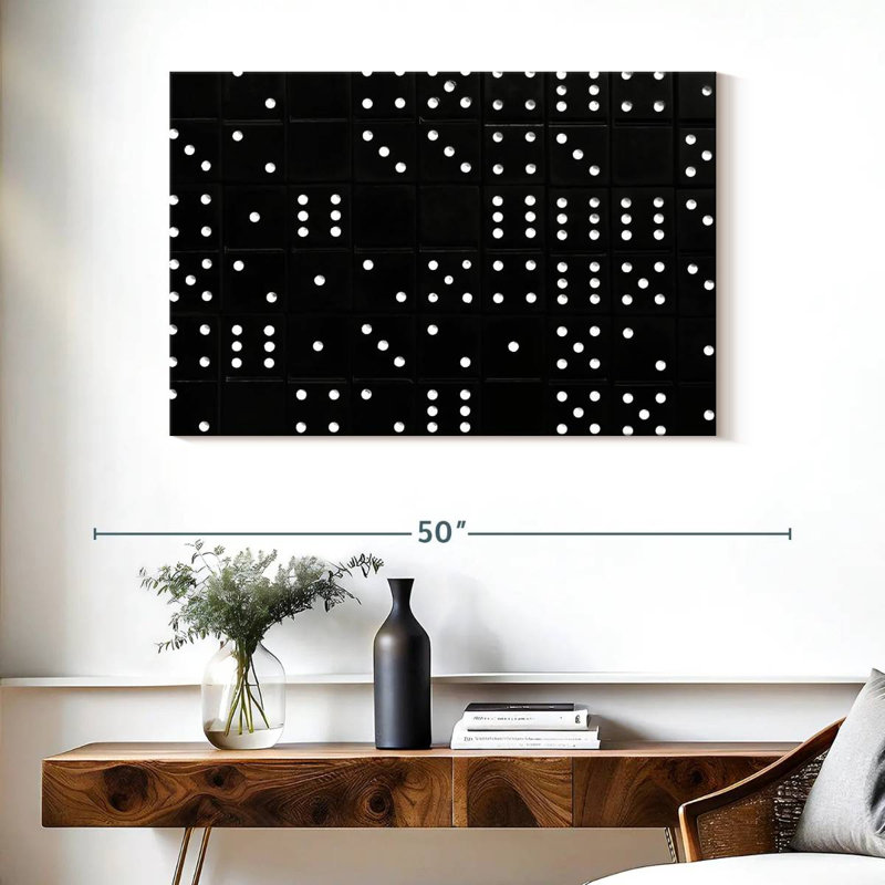 Senne Dominoes, 26" H x 39" W