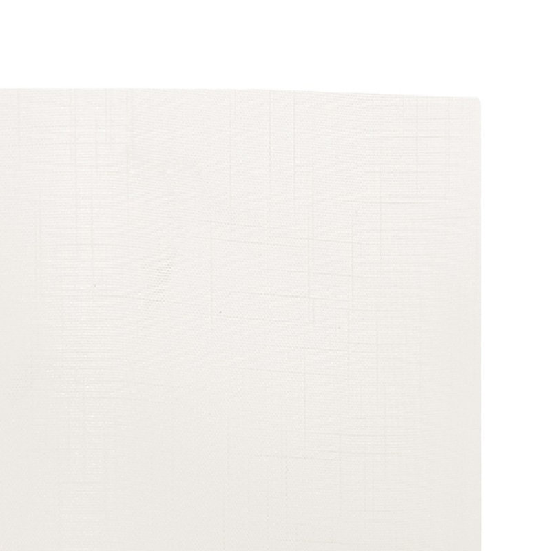 Lampe de table Limy, 23 po, abat-jour tambour ivoire, céramique blanc crème nervurée, Blanc, crème
