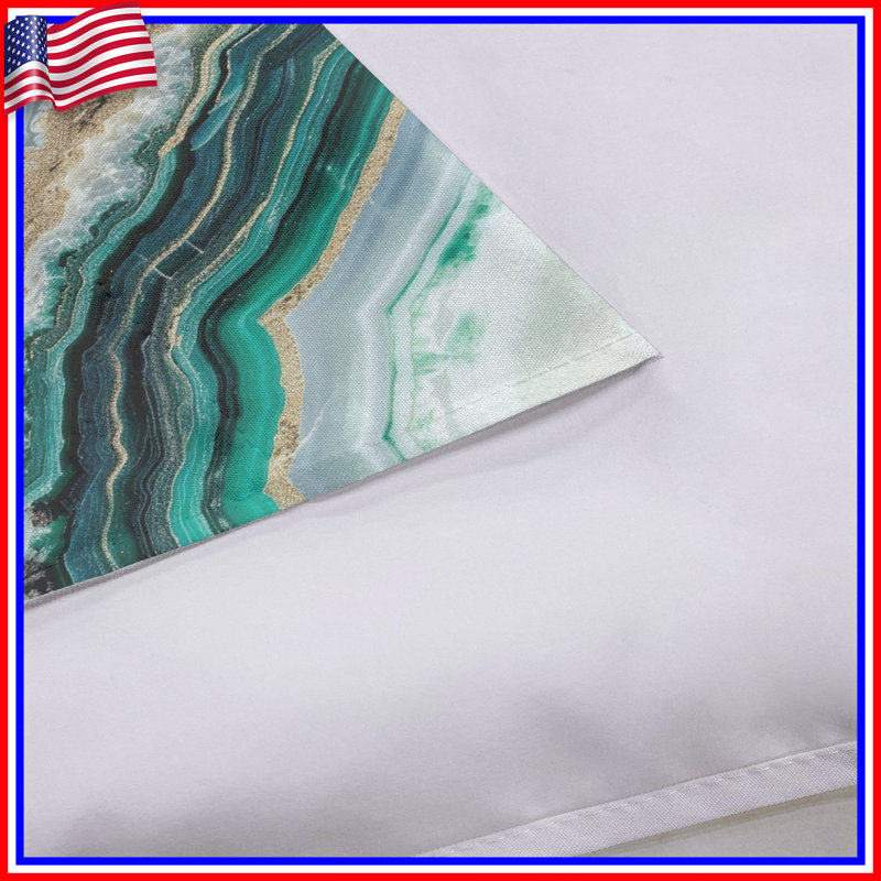 Rideaux Agate Minéral, L 56 po x L 80 po