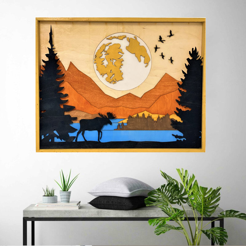 Shadow Box Print on Wood