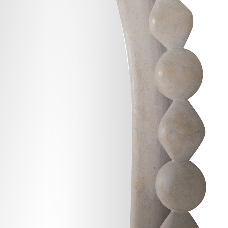 Belle Mirror - Small, 37" x 27.75", Cream