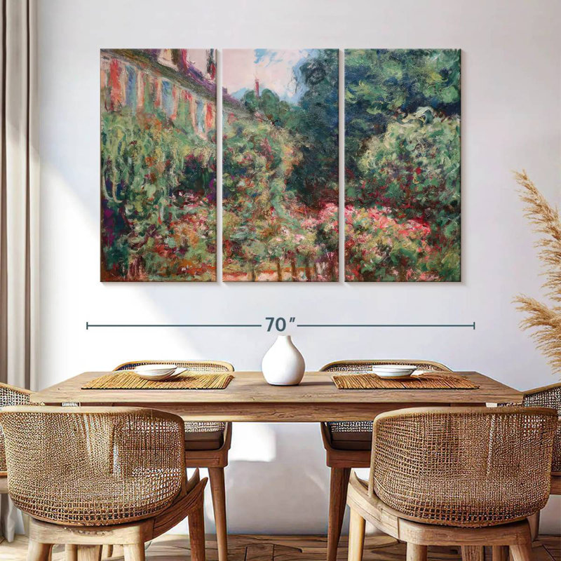 Senne, la maison de l'artiste à Giverny, H 42 po x l 65 po