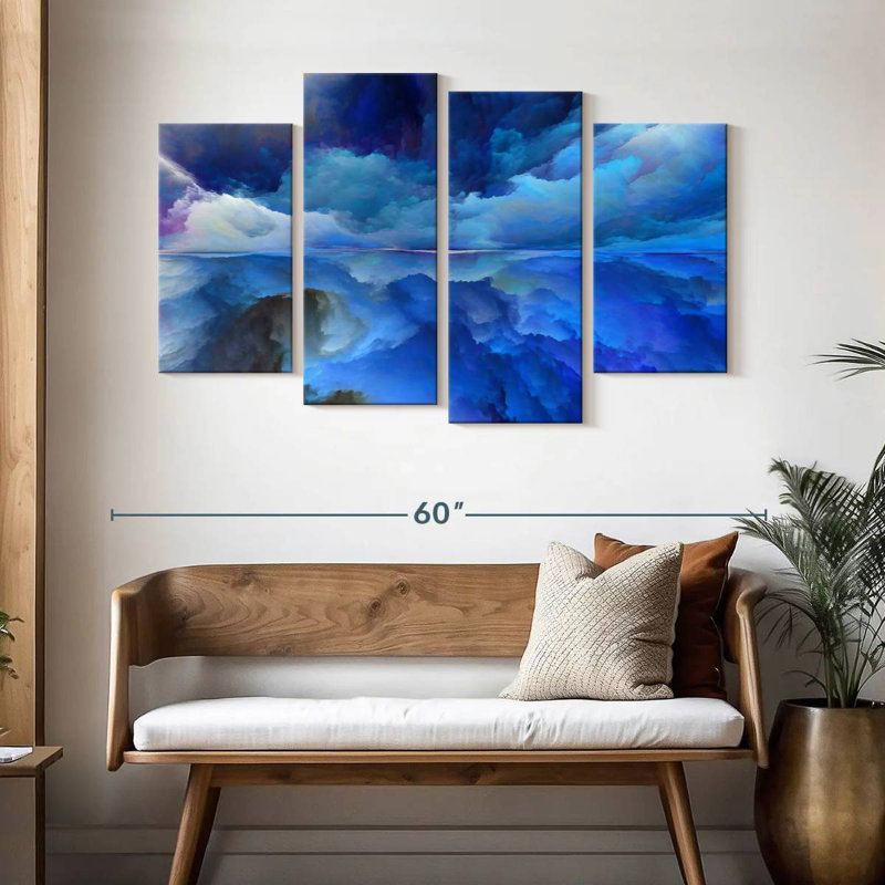 Avery Abstract Sky, 32" H x 52" W