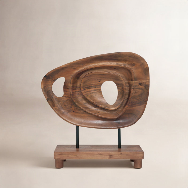 Saddler Sculpture Natural Acacia