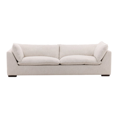 Ramona 104" Wide Upholstered Sofa, Tatum Cream