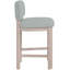 Tabouret de comptoir rembourré en cuir Falesia Paloma-124198008-124198010