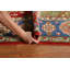 Tapis unique en laine noué à la main 8 pi 3 po x 10 pi 5 po nouvel âge en vert / bleu / rouge