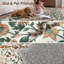 Tapis floral lavable en machine avec envers antidérapant Guston-51273235-51977672-52131639