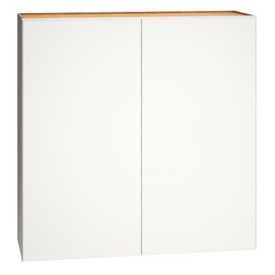 Armoire murale standard à 2 portes avec 2 tablettes réglables Dwelling Rosemont