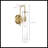 Cueto 1-Light Dimmable Bath Sconce-768622092